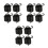 12Pcs Air Tool Retainer Springs High Durability Black Steel Fixing 9