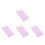 4Pcs Compact Pink PU Weekly Planner Organizer Thick Paper Notebook 4
