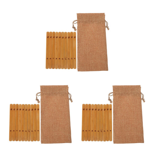 30Pcs Multi Bamboo Divination Sticks Chinese Fortune Telling Game Set 2