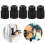 30Pcs Lightweight Aluminum Microphone Threaded Clamp Adapter Nut Black 9
