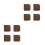8Pcs Coffee Handheld Dish Pc Material Pan Cleaner for Home Use 5