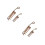 4Pcs Iron Flexible Doll Armature Springs for Dynamic Posing and DIY 6