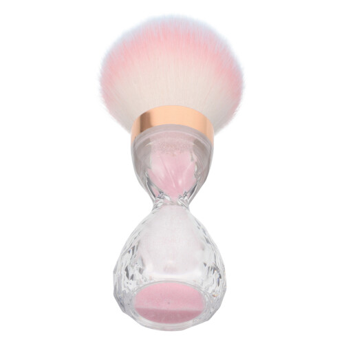 5Pcs Pink Soft Nail Dusting Brushes for Clean Makeup & Nail Art