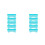 10Pcs Sky-Blue Flute Protective Film Covers ABS Plastic Instrument Use 8