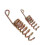 4Pcs Iron Flexible Doll Armature Springs for Dynamic Posing and DIY 2