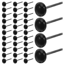 500Pcs Realistic Black Glass Eyes for Soft Toys Crochet Doll Craft