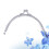 10Pcs Durable Silver Metal Purse Frames Clutch Locks DIY Accessories 7