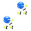 2Sets Beginner Tennis Practice Kit with Rebound Ball, Base, and String 9