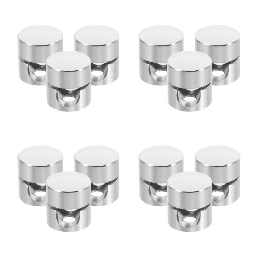 12Pcs Silver Aluminum Wire Hooks for Ceiling Lamp Cord Organization 2