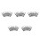 50Pcs Plastic Fountain Pen Converter Large Capacity Multi Color 9