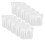 100Pcs White Disposable Cooking Hat Lightweight Kitchen Headwear 2