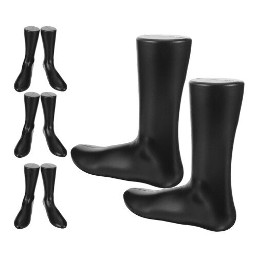 8St Zwart Voetmannequin Display Houder Plastic Voor 2