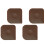 8Pcs Coffee Handheld Dish Pc Material Pan Cleaner for Home Use 2