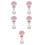 5Pcs Pink Soft Nail Dusting Brushes for Clean Makeup & Nail Art 7