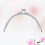 10Pcs Durable Silver Metal Purse Frames Clutch Locks DIY Accessories 8