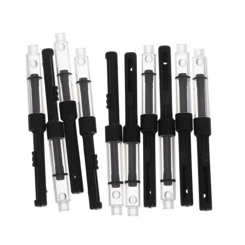 50Pcs Plastic Fountain Pen Converter Large Capacity Multi Color