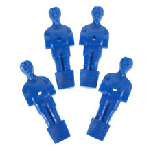 8Pcs Realistic Blue Foosball Players Hips Table Football Accessories