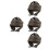 4Pcs Comfortable Adjustable Elderly Protection Hat Lightweight Grey 9
