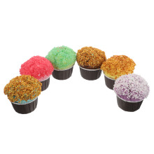 24Pièces Mini Faux Desserts PU Colorés Accessoires Photo Décoratifs