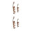 4Pcs Iron Flexible Doll Armature Springs for Dynamic Posing and DIY 5
