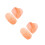 4Pcs Natural Soap Bars Orange Unscented Bath Body Scrub 4