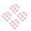 32Pcs Cute Pink Egg Cups Soft PP Stand for Boiled Eggs At Home 7