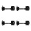 4Pcs Versatile Black Self Locking Gate Latch for Fence and Gate 10
