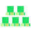 150Pcs Green Felt Fabric Sheets Soft DIY Sewing Squares for Crafts Art 4