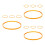 12Pcs Durable Orange Cotton Candy Machine Spare Belts for Home Use 5