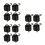 12Pcs Air Tool Retainer Springs High Durability Black Steel Fixing 5