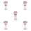 5Pcs Pink Soft Nail Dusting Brushes for Clean Makeup & Nail Art 4