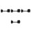 4Pcs Versatile Black Self Locking Gate Latch for Fence and Gate 6