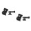 2Pcs Adjustable Black Camera Mount Bracket Durable for Sports Use 5