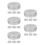 20Pcs Sturdy Silver Round Tin Boxes with Lid Clear Window Organizer 4