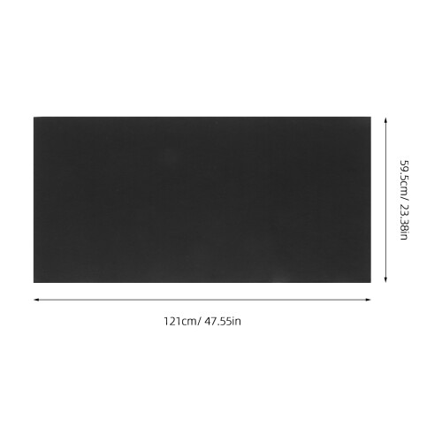 Black Thick Wool Blend Felt Desk Pad Calligraphy Painting Underlay 1