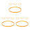 12Pcs Durable Orange Cotton Candy Machine Spare Belts for Home Use 10