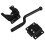 4Pcs Versatile Black Self Locking Gate Latch for Fence and Gate 2