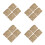 16Pcs Breathable Mats for Rabbits Birds Rabbit Cage Bedding 6