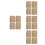 16Pcs Breathable Mats for Rabbits Birds Rabbit Cage Bedding 4