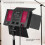 2Pcs LED Light Panel with Barn Doors Black Photo Light for Photography 10
