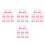 32Pcs Cute Pink Egg Cups Soft PP Stand for Boiled Eggs At Home 6