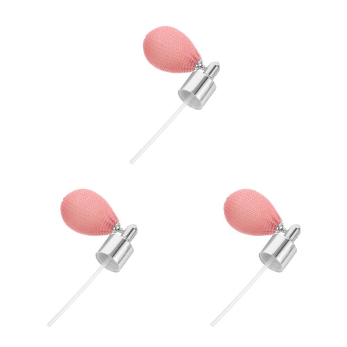 3Pcs Pink Spray Head Replacement Pump for Perfume Bottles Travel Use 2