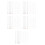 125Pcs White Fabric Marking Pens Tailor Chalk for Precise Sewing 10