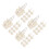 40Pcs White Handheld Woven Fruit and Vegetable Storage Baskets 2