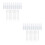 80Pcs Clear Travel Spray Bottles Lightweight Plastic Makeup Toner 3