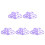 5Pcs Silicone Nipple Measuring Tools Violet for Accurate Flange Sizing 4