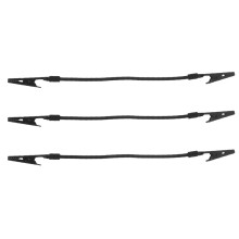 15Pcs Metal Photo Clips Black Flexible Dual-Head Clamps for Home Use