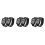 6Pcs Kids Calculator Watch Black PVC Interactive Timepiece 5