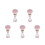 5Pcs Pink Soft Nail Dusting Brushes for Clean Makeup & Nail Art 9