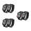6Pcs Kids Calculator Watch Black PVC Interactive Timepiece 6